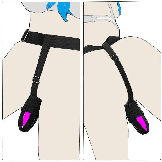 BDSM Bondage Restraint Vibrator